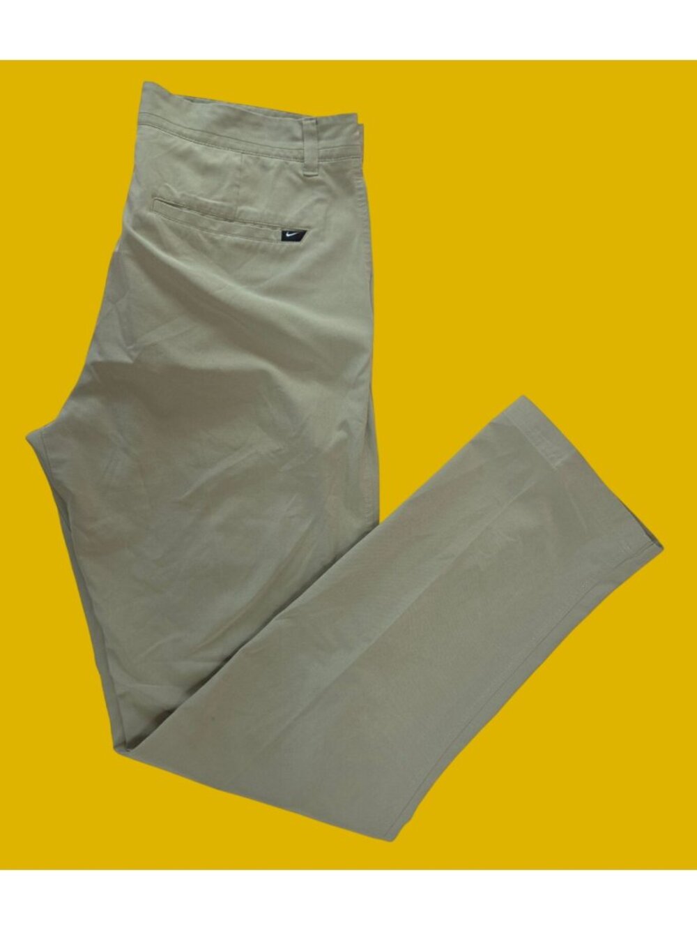 Nike Golf Mens Khaki Dri-Fit Standard Fit Pants 32x34